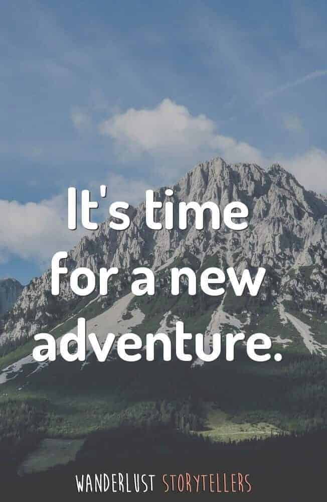 It's time for a new adventure.