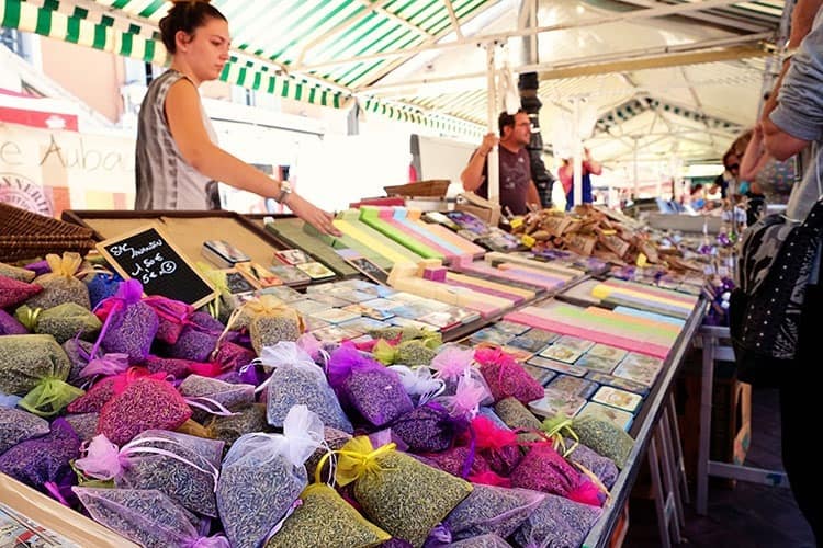 Cours Saleya Market in Nice