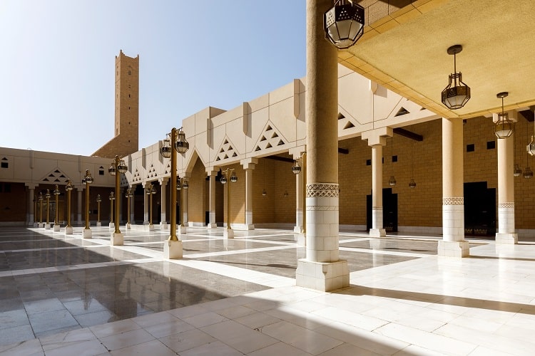 Imam Turki bin Abdullah Mosque near Dira Square in downtown Riyadh